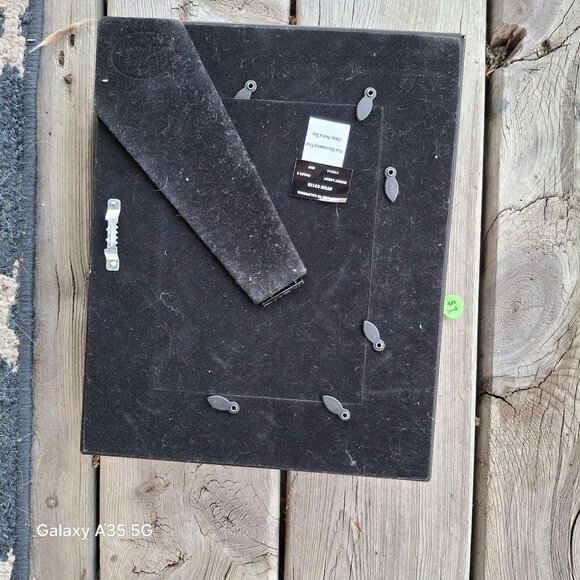 Set Of 2 Vintage-Style Ornate 5x7 Photo Frames In Gold & Black With Easel Back & - Picture 5 of 5